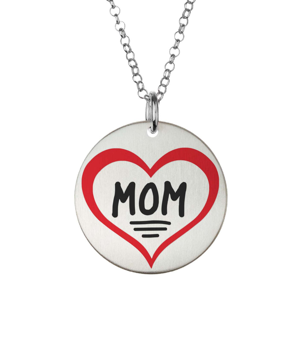 Collana Luxury Mom in Argento e Oro Rosa - Regalo Perfetto per la Mamma