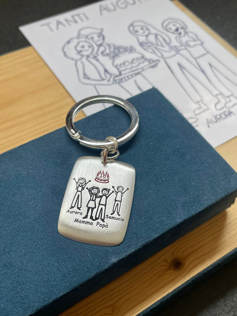 La storia Happy della settimana: un gioiello personalizzato Happy Family dedicato a un’occasione importante