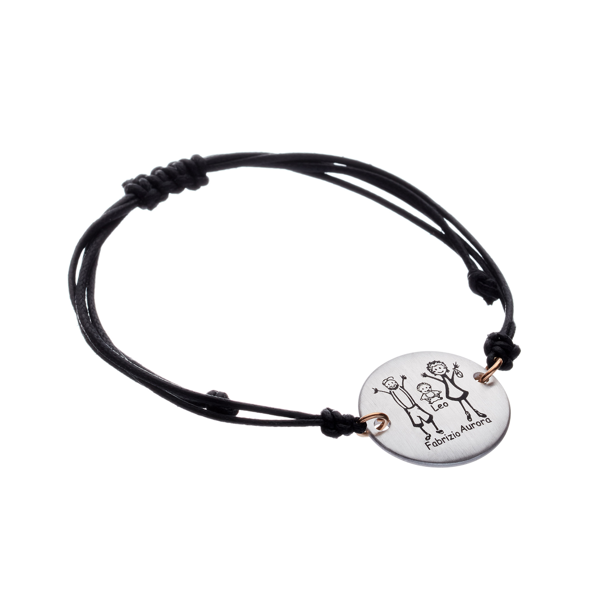 2 Bracciali Dell'amicizia Personalizzati Con Sole E Luna: Regolabili In Acciaio E Nylon, Regalo Per Amiche E Mamma
