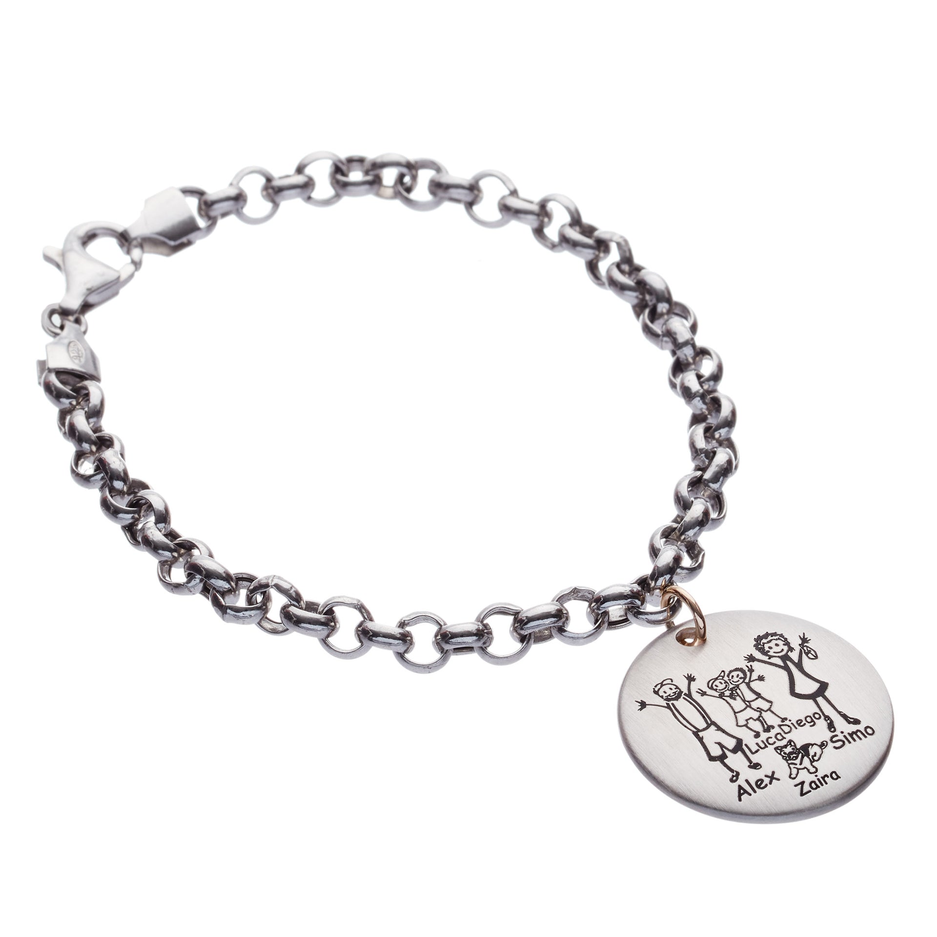 Set Bracciali Puzzle Personalizzati Acciaio Inox – 2/3/4 Pezzi Per Amici, Coppie, Famiglia Con Incisione