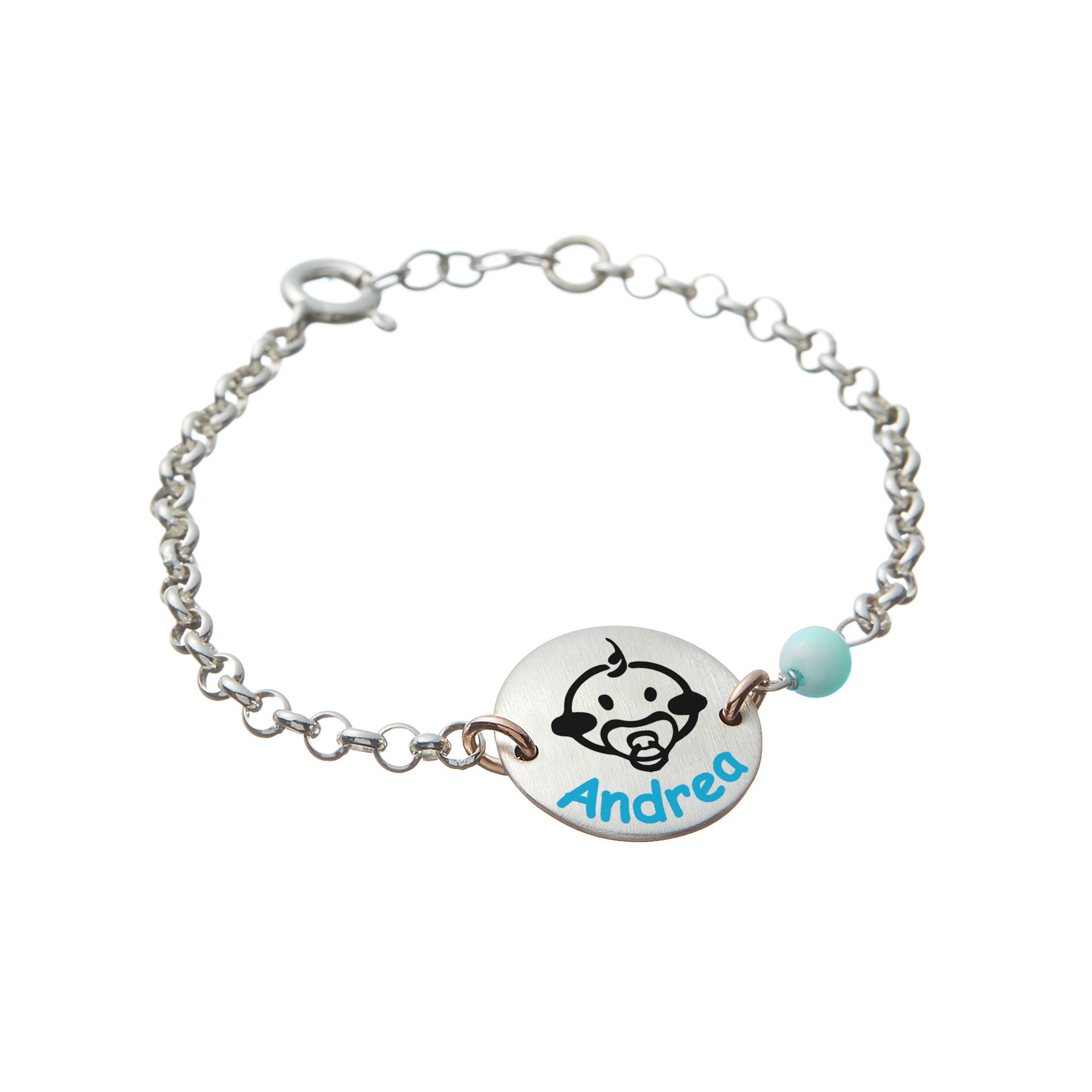 Braccialetto In Argento 925 Cuore Con Incisione Nome - Flores Gioielli Braccialetto In Argento 925 Cuore Con Incisione Nome - Flores Gioielli