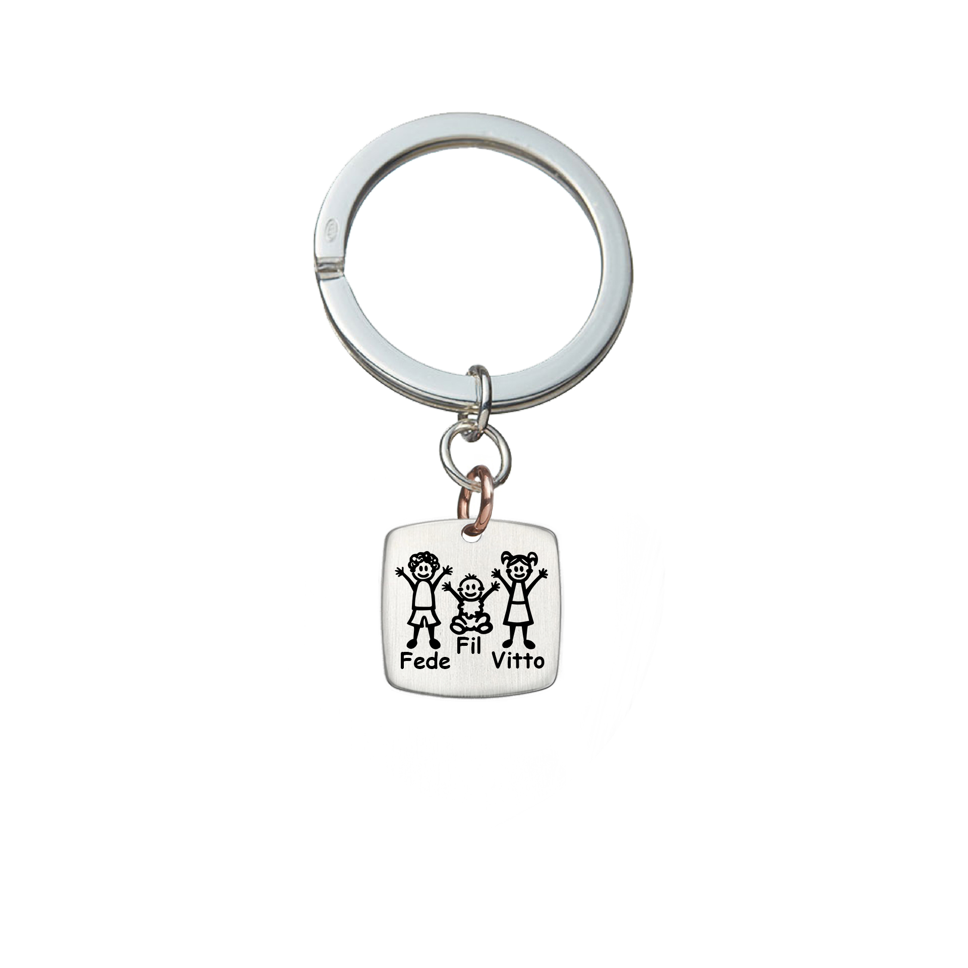 30 Portachiavi In Legno Di Faggio Scrivibili - Forme Ovale, Quadrato, Rotondo | Personalizzabili Fai-da-te - Foto 6